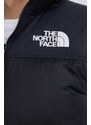 Brezrokavnik s puhom The North Face M 1996 Rtro Npse Vst moški, črna barva