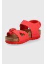 Otroški sandali Birkenstock rdeča barva
