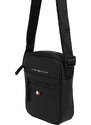 TOMMY HILFIGER Torba za čez ramo 'Essential' rdeča / črna / bela