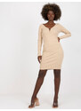 Factory Price Dress-FN-SK-4607.16X-beige