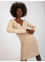 Factory Price Dress-FN-SK-4607.16X-beige