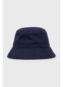 Bombažni klobuk adidas Originals mornarsko modra barva