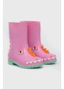 Otroški gumijasti škornji Melissa Rain Boot + Fabula Inf roza barva