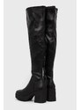 Elegantni škornji Aldo Upscale ženski, črna barva