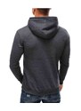 Superfashion Moški pulover B1404-DARK GREY