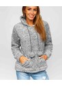 Superfashion Ženski flis pulover HH034-DARKGREY