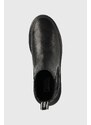 Usnjeni chelsea Karl Lagerfeld Kapri Mens moški, črna barva