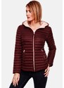 MARIKOO Prehodna jakna 'Asraa' marelica / bordo