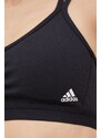 Modrček za jogo adidas Performance Yoga Essentials črna barva