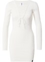 VIERVIER Pletena obleka 'Hedi' off-bela