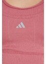 Športni modrček adidas Performance roza barva