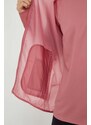 Vetrovka adidas Performance Run Icons roza barva