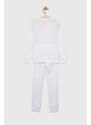Bombažna pižama Polo Ralph Lauren bela barva