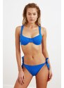 Trendyol Sax-teksturirana podžica Bikini Top