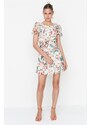 Ženska obleka Trendyol Ecru