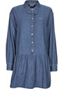 Tommy Jeans Kratke obleke TJW CHAMBRAY SHIRT DRESS Tommy Jeans