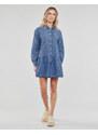 Tommy Jeans Kratke obleke TJW CHAMBRAY SHIRT DRESS Tommy Jeans