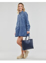 Tommy Jeans Kratke obleke TJW CHAMBRAY SHIRT DRESS Tommy Jeans
