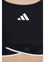Športni modrček adidas Performance Powerimpact črna barva