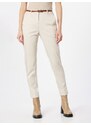COMMA Chino hlače kremna / kostanj rjava