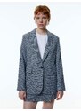 EDITED Blazer 'Maira' modra / črna