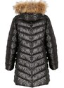 PERSO Woman's Women's winter jacket with natural fur on the hood,casual style