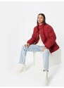 Warehouse Prehodna jakna karminsko rdeča
