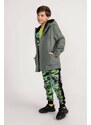 Otroška jakna Coccodrillo zelena barva