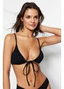 Trendyol črni trikotnik Gippie Bikini Vrh