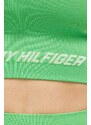 Športni modrček Tommy Hilfiger zelena barva