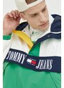 Jakna Tommy Jeans moška, zelena barva