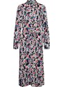 VERO MODA Dolga srajca 'BONNI BAY' modra / mornarska / roza / roza