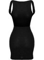 Ženska obleka Trendyol TBESS23EL00077/Black