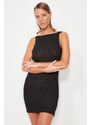 Ženska obleka Trendyol TBESS23EL00077/Black