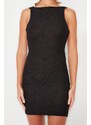 Ženska obleka Trendyol TBESS23EL00077/Black