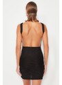 Ženska obleka Trendyol TBESS23EL00077/Black
