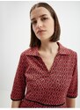 Orsay Pink-Red Women Patterned Dress - Women