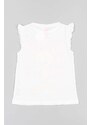 Otroška bombažna kratka majica zippy x Warner Bros bela barva