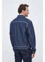 Jeans jakna United Colors of Benetton moška, mornarsko modra barva
