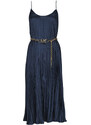 MICHAEL Michael Kors Dolge obleke PLEATED SLIP MIDI DRESS MICHAEL Michael Kors