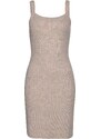LASCANA Pletena obleka bež