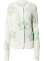 florence by mills exclusive for ABOUT YOU Pletena jopa 'Meadow Flowers' svetlo zelena / off-bela