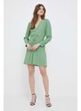 Obleka United Colors of Benetton zelena barva