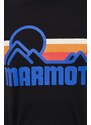Kratka majica Marmot Coastal moška, črna barva