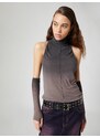 Bella x ABOUT YOU Top 'Jessie' siva / temno siva