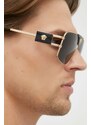 Sončna očala Versace moški, zlata barva