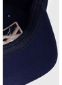 Bombažna bejzbolska kapa United Colors of Benetton mornarsko modra barva