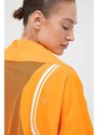 Vetrovka adidas by Stella McCartney TruePace oranžna barva