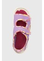 Otroški sandali Keen Knotch Creek vijolična barva