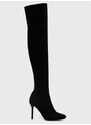 Elegantni škornji Aldo Halobrennon ženski, črna barva